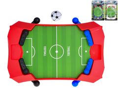 Pinball futbal stolová hra 18,5x13,5 cm (čierna, červená, biela)