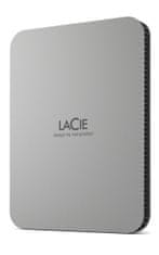 LaCie Mobile/4TB/HDD/Externá/2.5"/Strieborná/2R