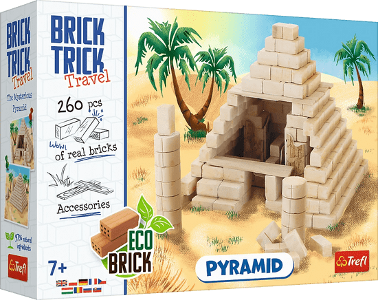 Trefl BRICK TRICK Travel: Pyramída M 260 dielov