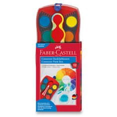 Faber-Castell Vodové farby Connector 12 farieb, priemer 30 mm