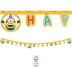 Procos Girlanda 2m Mimoni Happy Birthday -