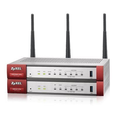 Zyxel USG20W-VPN, VPN Firewall, Single Radio 2,4 GHz 802.11n alebo 5GHz 802.11ac Wireless (3x3 - 20/40/80MHz), 10x VPN (IPSe