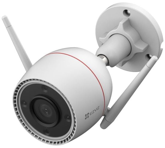 EZVIZ IP kamera H3C 2K+/ bullet/ Wi-Fi/ 4Mpix/ krytie IP67/ objektív 4mm/ H.265/ IR prísvit až 30m/ biela
