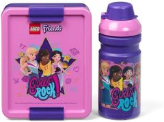 LEGO Olovrantový set Friends Girls Rock (fľaša a box) - fialová