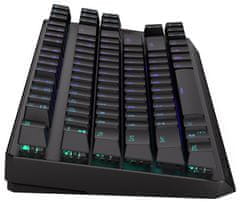Endorfy herná klávesnica Thock TKL Wireless Red / RGB / red sw. / bezdrôtová / mechanická / US layout / čierna