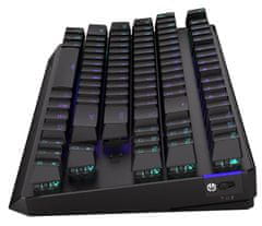 Endorfy herná klávesnica Thock TKL Wireless Black / RGB / black sw. / bezdrôtová / mechanická / US layout / čierna