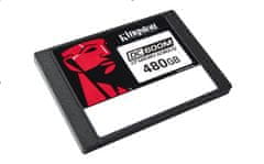 Kingston SSD DC600M 480GB SATA III 2.5" 3D TLC (čítanie/zápis: 560/470MBs; 94/41k IOPS; 1DWPD), Mixed-use