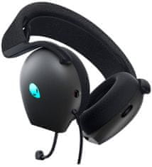 Alienware DELL náhlavná súprava AW520H/ Wired gaming Headset/ slúchadlá + mikrofón/ čierna