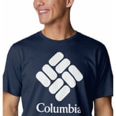 COLUMBIA Tričko tmavomodrá S Trek Logo