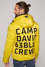 Camp David  Pánska Bunda zimná s Kapucňou YELLOW SUN Žltá M