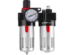 Extol Premium Regulátor tlaku s filtrom, manometrom a prim. oleja