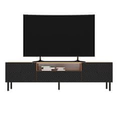Topeshop TV stolík KAMA 160 cm dub artisan/čierny II