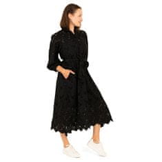 Y.A.S Dámske šaty YASKANGA Regular Fit 26031458 Black (Veľkosť M)
