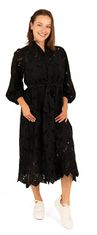 Y.A.S Dámske šaty YASKANGA Regular Fit 26031458 Black (Veľkosť L)