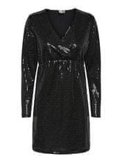 Y.A.S Dámske šaty YASDARKNESS Regular Fit 26031541 Black (Veľkosť S)