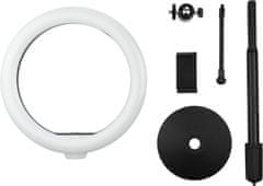 Veles-X Kruhové LED selfie svetlo / selfie ring so stojanom a držiakom telefónu DRLS