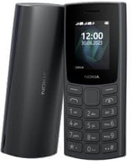 Nokia 105 2G 2023 (TA-1557), Dual Sim, Black