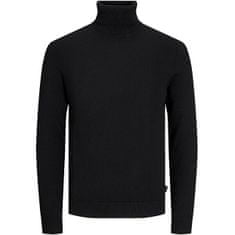 Jack&Jones Pánsky sveter JJEEMIL Regular Fit 12157417 Black (Veľkosť XXL)