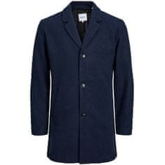 Jack&Jones Plus Pánsky kabát JJZAC PLUS SIZE 12245797 Navy Blazer (Veľkosť 3XL)