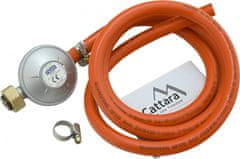 Cattara Plynový regulátor tlaku 30mbar EN16129 - sada 1,5m hadice