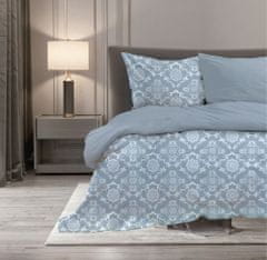 FARO Textil Bavlnená posteľná bielizeň Elegant 007-B 220x200 sivá