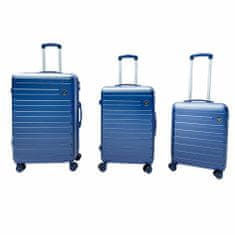 Linder Exclusiv Sada cestovních kufrů SC1002 Modrá