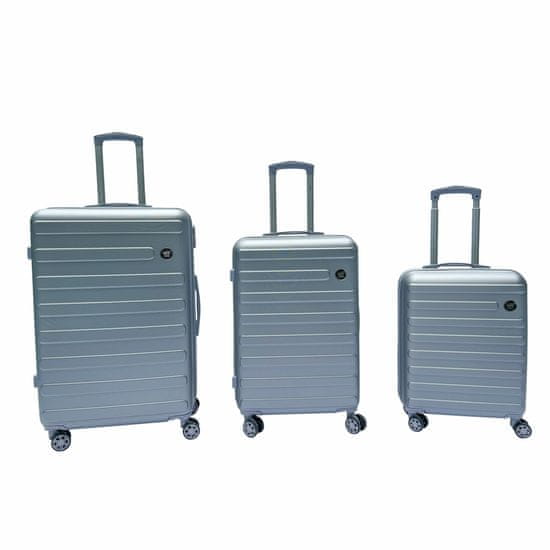 Linder Exclusiv Sada cestovných kufrov SC2002 Svetlo šedá