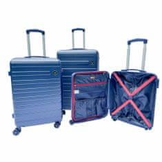 Linder Exclusiv Sada cestovných kufrov SC1002 Modrá