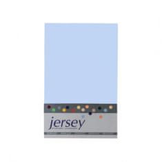 SCANquilt Prestieradlo JERSEY svetlá modrá 90x200 cm