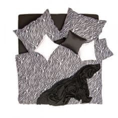SCANquilt Obliečky KLASIK DESIGN zebra štandardný 1x paplón 140x200 + 1x vankúš 70x90 cm
