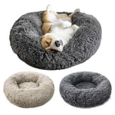 Cool Mango Nadýchaná posteľ pre domáce zvieratá - Fluffy, strieborná