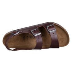 Birkenstock Sandále hnedá 43 EU Milano Vintage Wood Roast Natural Leather
