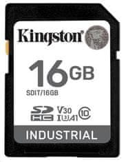 Kingston pamäťová karta 16GB Industriálna SDHC UHS-I C10