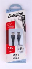 Energizer USB kábel, čierna, USB-C - USB-C, 1,2 m, 3492548231690