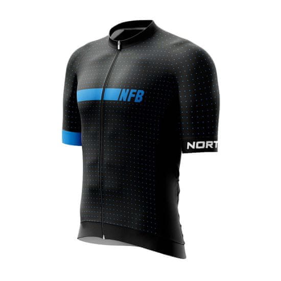 Northfinder Pánske tričko na e-bike s plným zipsom GERARDO