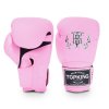 Boxerské rukavice TOP KING Super Air Single Tone - ružové