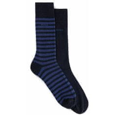Hugo Boss 2 PACK - pánske ponožky BOSS 50501330-401 (Veľkosť 39-42)