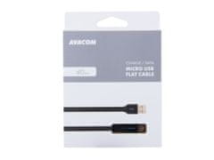 Avacom MIC-40K kábel USB - Micro USB, 40cm, čierna