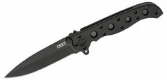 CRKT CR-M16-01KZ M16 - 01KZ SPEAR POINT BLACK vreckový nôž 7,6 cm, celočierny, GRN