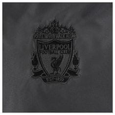 FAN SHOP SLOVAKIA Bunda Liverpool FC s kapucňou, zips, vrecká, znak, sivá | L