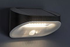 Rabalux Rabalux vonkajšie solárne svietidlo Brezno LED 3,2 W čierna IP44 77006