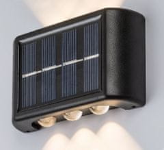 Rabalux Rabalux vonkajšie solárne svietidlo Kangton LED 1,2W čierna IP44 77024