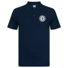 FAN SHOP SLOVAKIA Polo Tričko Chelsea FC, vyšitý znak, poly-bavlna, modrá | XXL