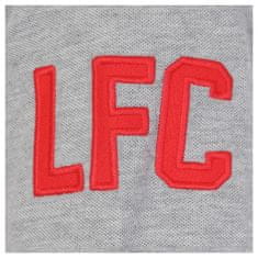 FAN SHOP SLOVAKIA Polo Tričko Liverpool FC, vyšitý znak, poly-bavlna, sivá | M