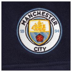 FAN SHOP SLOVAKIA Šortky Manchester City FC, Fleece, Modré, Klubový znak, Oficiálne | L