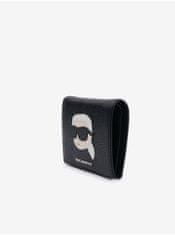 Karl Lagerfeld Čierna dámska kožená peňaženka KARL LAGERFELD UNI