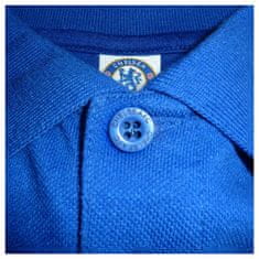 FAN SHOP SLOVAKIA Polo Tričko Chelsea FC, vyšitý znak, polybavlna, kráľovská modrá | L
