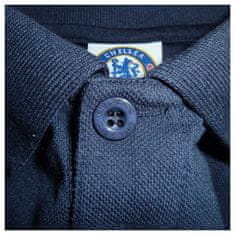 FAN SHOP SLOVAKIA Polo Tričko Chelsea FC, vyšitý znak, poly-bavlna, modrá | XXL
