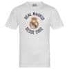 Tričko Real Madrid CF, Biele, Farebný znak, Bavlna, Oficiálny | XXL