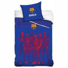 FAN SHOP SLOVAKIA Modré obliečky FC Barcelona Players, 100% bavlna, 140x200, 70x90 cm